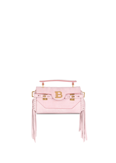 Suede B-Buzz 19 baguette bag with fringe