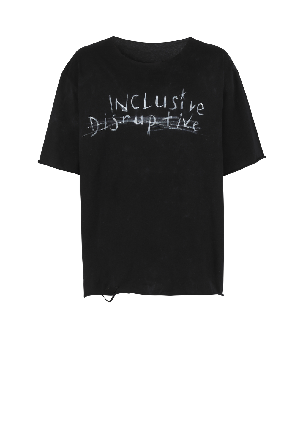 Unisex - Printed cotton T-shirt, black, hi-res
